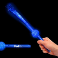 Fiber Optic Wand - Blue Ball - 15"